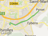 parcours Echirolles-Poisat