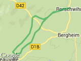 parcours Rorschwihr Clos St Vincent